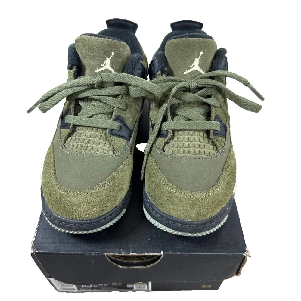 Jordan Air Jordan 4 Retro SE Craft Size 10C Olive Green With Box FB9930-200